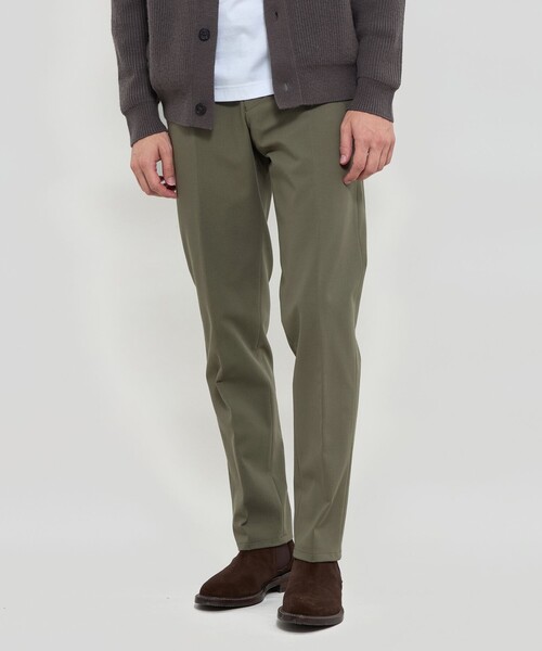 MACKINTOSH LONDON(マッキントッシュ ロンドン)の「【WEB・一部店舗限定】 ストレッチツイルパンツ(その他パンツ・メンズ・グリーン系その他5/ネイビー・82/78/86/90/94)」の1枚目の写真