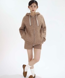 【Luan】KNIT HOODIE/ニットフーディー