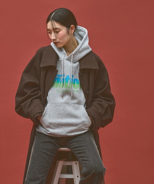 Kappa(カッパ)の「≪Kappa×and ST ウェルネスクラブ≫メッセージデザインパーカー (ユニセックス)(スウェット・レディース・ブラック/グレー・SMALL/MEDIUM/LARGE)」の3枚目の写真