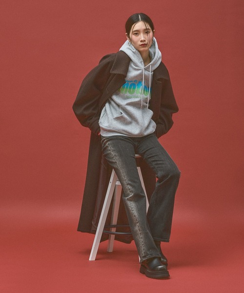 Kappa(カッパ)の「≪Kappa×and ST ウェルネスクラブ≫メッセージデザインパーカー (ユニセックス)(スウェット・レディース・ブラック/グレー・SMALL/MEDIUM/LARGE)」の8枚目の写真