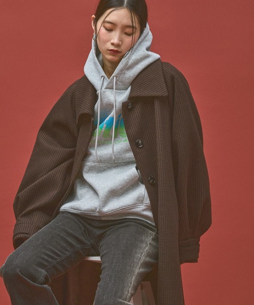 Kappa(カッパ)の「≪Kappa×and ST ウェルネスクラブ≫メッセージデザインパーカー (ユニセックス)(スウェット・レディース・ブラック/グレー・SMALL/MEDIUM/LARGE)」の11枚目の写真