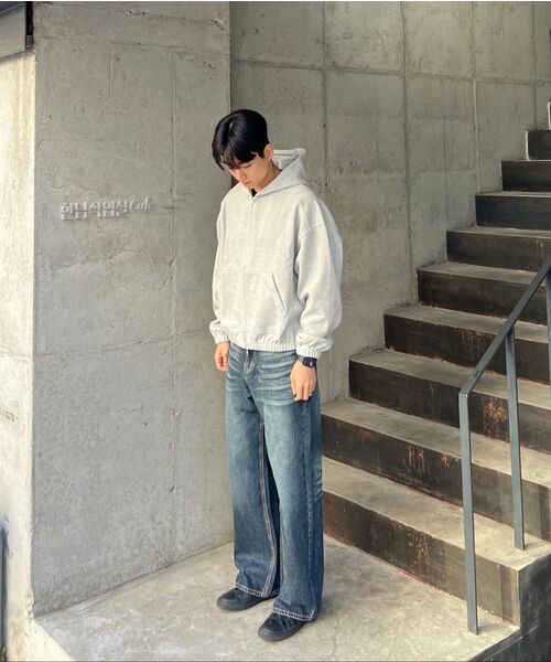 DNSR(ディーエヌエスアール)の「レガシーワイドデニムパンツダークブルー(デニムパンツ・メンズ・その他・SMALL/MEDIUM/LARGE/X-LARGE)」の3枚目の写真
