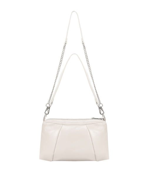 NICK&NICOLE(ニックアンドニコール)の「NICOLE SQUARE SHOULDER MINI CHAIN BAG_CREAM(ショルダーバッグ・レディース・その他・FREE)」の3枚目の写真