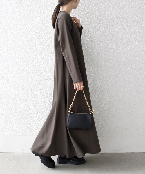 セール】SHIPS any: ウーステッド パイピング ボタン ロングスリーブ