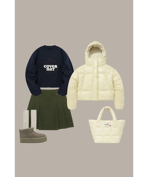 FANCY CLUB（ファンシークラブ）の「[NF] コーデュロイバックルプリーツスカート (カーキ)_F23ZC860（スカート・レディース・その他・SMALL/MEDIUM）」の7枚目の写真