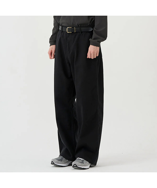 XERO(ゼロ)の「コットンウォッシュドオーバーパンツ(その他パンツ・メンズ・ブラック/ネイビー/チャコール・MEDIUM/LARGE/X-LARGE)」の2枚目の写真