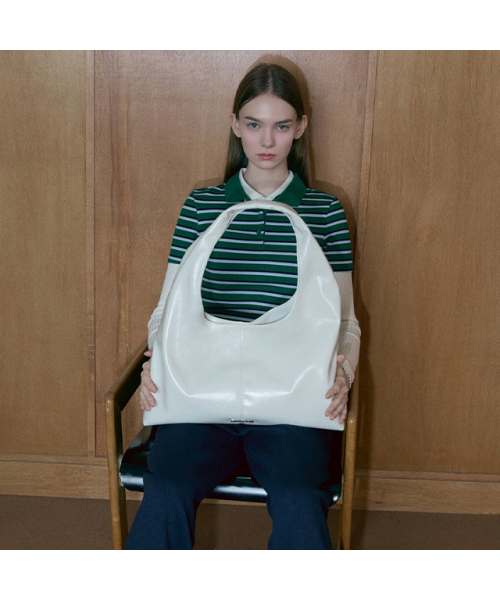 LAP(ラップ)の「SLOUCH HOBO BAG AR7AB227(ショルダーバッグ・レディース・ブラック/アイボリー・FREE)」の12枚目の写真