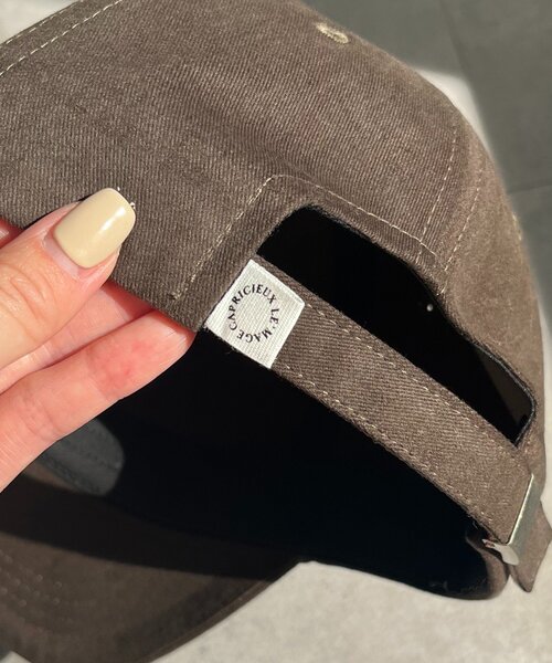 CAPRICIEUX LE'MAGE（カプリシューレマージュ）の「ロゴキャップ（キャップ・レディース・ブラウン/ライトベージュ/ブラック・FREE）」の6枚目の写真