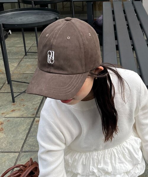 CAPRICIEUX LE'MAGE（カプリシューレマージュ）の「ロゴキャップ（キャップ・レディース・ブラウン/ライトベージュ/ブラック・FREE）」の9枚目の写真