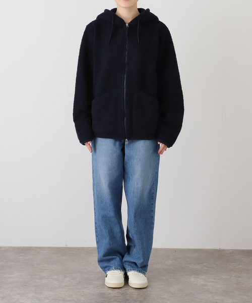 FRAMeWORK(フレームワーク)の「Universal Works TRAVEL HOODIE(その他アウター・レディース・ネイビー/キャメル・FREE)」の14枚目の写真