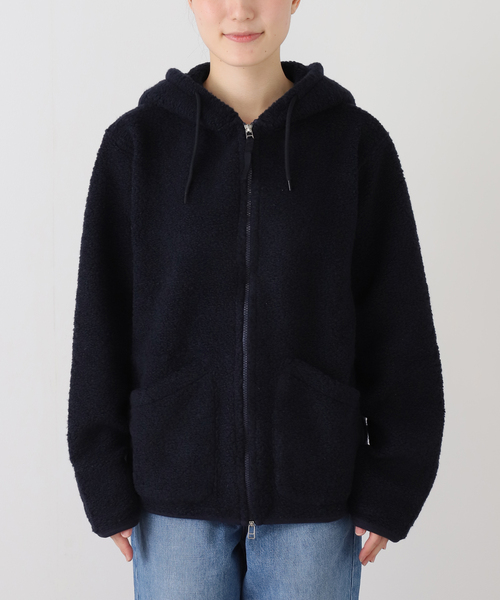 FRAMeWORK(フレームワーク)の「Universal Works TRAVEL HOODIE(その他アウター・レディース・ネイビー/キャメル・FREE)」の15枚目の写真