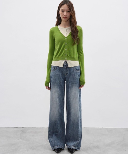 EIGHTHMONTH（エイスマンス）の「ヴィンテージライクストレートデニム EM25a113【EIGHTHMONTH】（デニムパンツ・レディース・ブルー・S/M/L）」の10枚目の写真