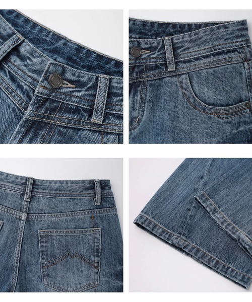 EIGHTHMONTH（エイスマンス）の「ヴィンテージライクストレートデニム EM25a113【EIGHTHMONTH】（デニムパンツ・レディース・ブルー・S/M/L）」の14枚目の写真