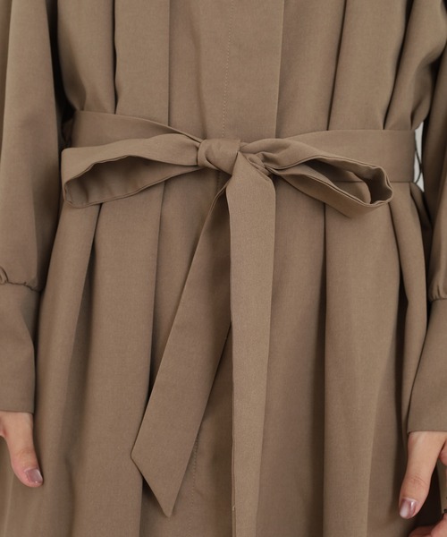 A.N.L（エーエヌエル　レーベル）の「A.N.L タックシャツコート（シャツワンピース・レディース・モカ・38）」の22枚目の写真