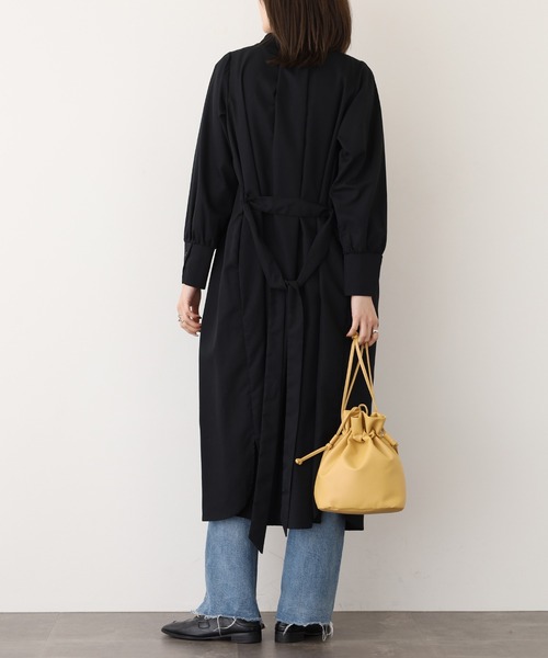 A.N.L（エーエヌエル　レーベル）の「A.N.L タックシャツコート（シャツワンピース・レディース・モカ・38）」の7枚目の写真