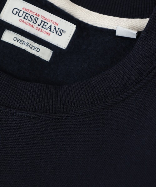 GUESS JEANS（ゲスジーンズ）の「GUESS JEANS フロントプリントスウェットシャツ（スウェット・メンズ・ブラック/ネイビー/アイボリー・M/L/S/XL）」の8枚目の写真