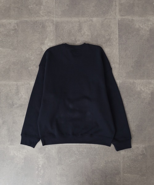 GUESS JEANS（ゲスジーンズ）の「GUESS JEANS フロントプリントスウェットシャツ（スウェット・メンズ・ブラック/ネイビー/アイボリー・M/L/S/XL）」の11枚目の写真