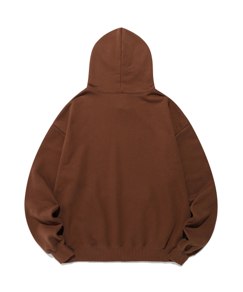 NICE GHOST CLUB(ナイスゴーストクラブ)の「DARK ANGELS HOODIE_BROWN(NG2FFUM406A)(パーカー・レディース・ブラウン・SMALL/MEDIUM/LARGE)」の2枚目の写真