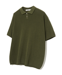 KNITTED（ニッティド）の「Cool Ever PK Short Sleeve Knit Tee OLIVE（ニット/セーター）」