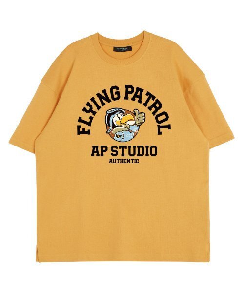 ASTRAL PROJECTION(アストラルプロジェクション)の「フライングパトロールラウンドネック15番手コットン半袖Tシャツ_チェダー(Tシャツ/カットソー・メンズ・その他・LARGE/X-LARGE)」の2枚目の写真