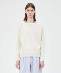 WINDER（ワインダー）の「PIN TUCK RAGLAN SWEATER - CREAM IVORY（ニット/セーター）」