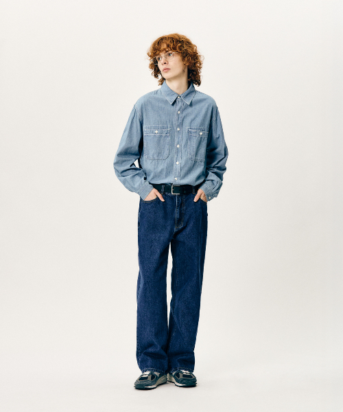 ESPIONAGE（エスピオナジ）の「Chambray Work Shirt Washed Blue（シャツ/ブラウス・レディース・その他・MEDIUM/X-LARGE/LARGE）」の13枚目の写真