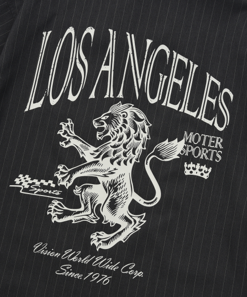 VISION STREET WEAR（ヴィジョンストリートウェア）の「VSW Stripe Open Collar Shirt Dark Gray（シャツ/ブラウス・レディース・その他・MEDIUM/X-LARGE/LARGE）」の7枚目の写真