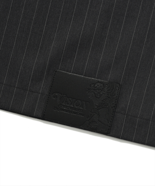 VISION STREET WEAR（ヴィジョンストリートウェア）の「VSW Stripe Open Collar Shirt Dark Gray（シャツ/ブラウス・レディース・その他・MEDIUM/X-LARGE/LARGE）」の14枚目の写真