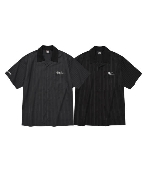 VISION STREET WEAR（ヴィジョンストリートウェア）の「VSW Stripe Open Collar Shirt Dark Gray（シャツ/ブラウス・レディース・その他・MEDIUM/X-LARGE/LARGE）」の16枚目の写真