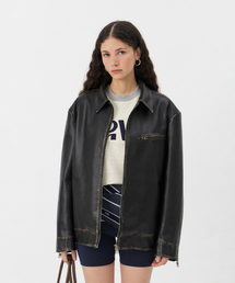 grove | GROSS LEATHER JACKET(ライダースジャケット)