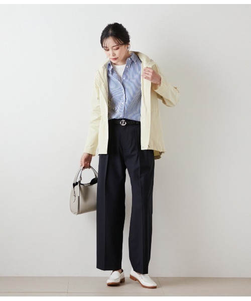 NEWYORKER(ニューヨーカー)の「TWトロピカル 2タックパンツ(その他パンツ・レディース・ネイビー・11号/9号)」の21枚目の写真
