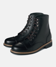 CUSTOMADE（カスタムエイド）の「ラッセル 牛革 クラシック ワークブーツ 4cm (CR0090BK)（ブーツ）」