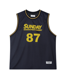 SUNDAY 87 MESH TANK NAVY