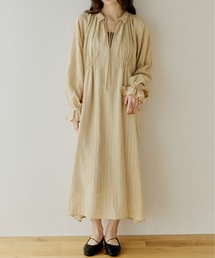 OLUN（オルン）の「stripe onepiece/ストライプワンピース（ワンピース）」