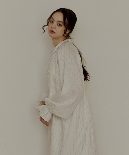 stripe onepiece/ストライプワンピース（ワンピース）｜OLUN（オルン