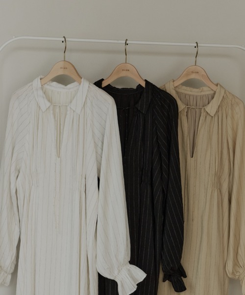 stripe onepiece/ストライプワンピース（ワンピース）｜OLUN（オルン