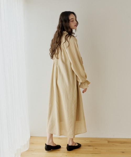 stripe onepiece/ストライプワンピース（ワンピース）｜OLUN（オルン