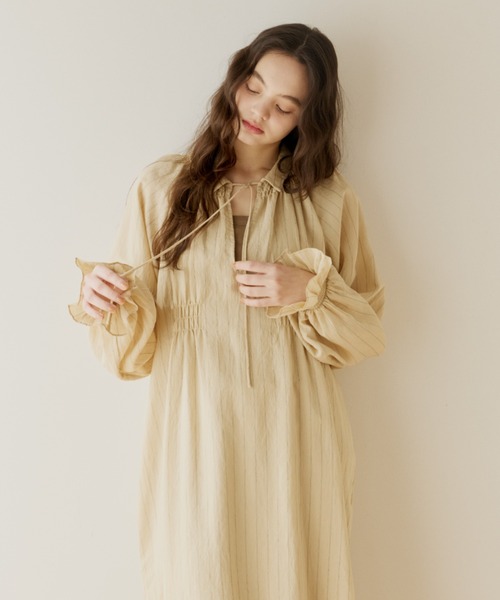 stripe onepiece/ストライプワンピース（ワンピース）｜OLUN（オルン