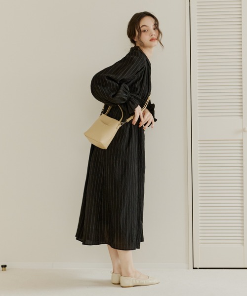 stripe onepiece/ストライプワンピース（ワンピース）｜OLUN（オルン