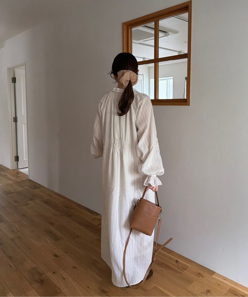 stripe onepiece/ストライプワンピース（ワンピース）｜OLUN（オルン