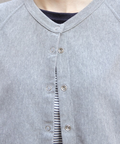 THE SHINZONE（ザ　シンゾーン）の「THE SHINZONE/シンゾーン　インレイカーディガン　INLAYED CARDIGAN　26SMSCU08（カーディガン/ボレロ・レディース・ネイビー/レッド/グレー・FREE）」の4枚目の写真