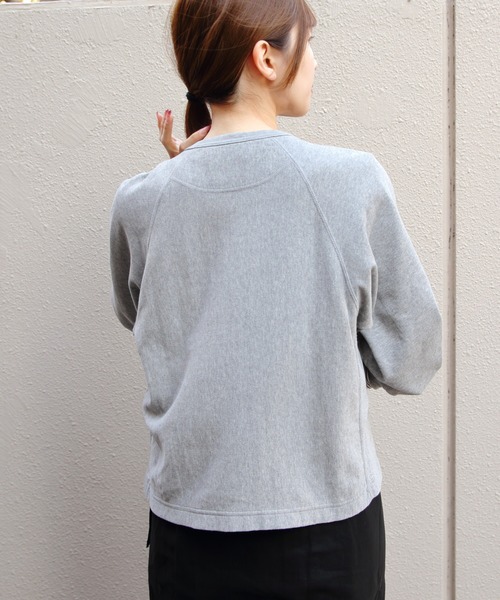 THE SHINZONE（ザ　シンゾーン）の「THE SHINZONE/シンゾーン　インレイカーディガン　INLAYED CARDIGAN　26SMSCU08（カーディガン/ボレロ・レディース・ネイビー/レッド/グレー・FREE）」の9枚目の写真