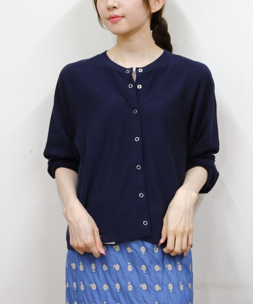 THE SHINZONE（ザ　シンゾーン）の「THE SHINZONE/シンゾーン　インレイカーディガン　INLAYED CARDIGAN　26SMSCU08（カーディガン/ボレロ・レディース・ネイビー/レッド/グレー・FREE）」の15枚目の写真