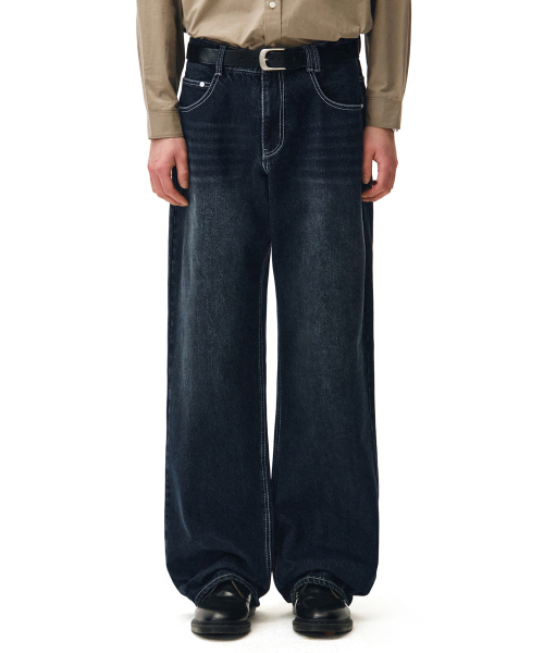 DECET(デケト)の「Mid Rise Wide Jeans DCPT027DBlueB(デニムパンツ・レディース・その他・26/28/30/32/34)」の6枚目の写真