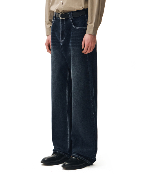 DECET(デケト)の「Mid Rise Wide Jeans DCPT027DBlueB(デニムパンツ・レディース・その他・26/28/30/32/34)」の7枚目の写真