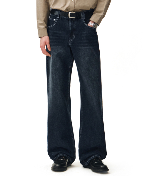 DECET(デケト)の「Mid Rise Wide Jeans DCPT027DBlueB(デニムパンツ・レディース・その他・26/28/30/32/34)」の10枚目の写真