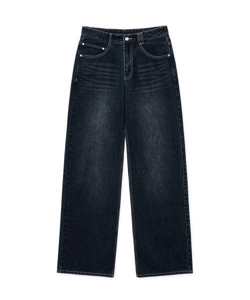 DECET(デケト)の「Mid Rise Wide Jeans DCPT027DBlueB(デニムパンツ・レディース・その他・26/28/30/32/34)」の3枚目の写真