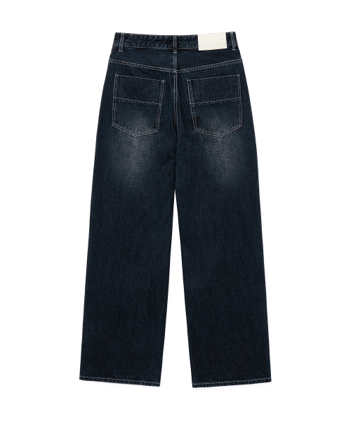 DECET(デケト)の「Mid Rise Wide Jeans DCPT027DBlueB(デニムパンツ・レディース・その他・26/28/30/32/34)」の4枚目の写真