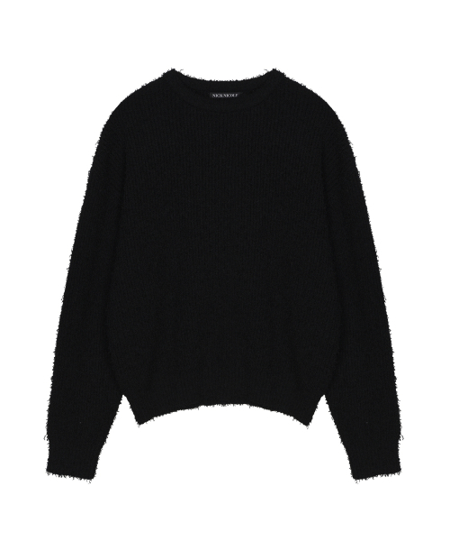 NICK&NICOLE(ニックアンドニコール)の「SOFT BOUCLE LS SWEATER_BLACK(ニット/セーター・レディース・その他・FREE)」の4枚目の写真