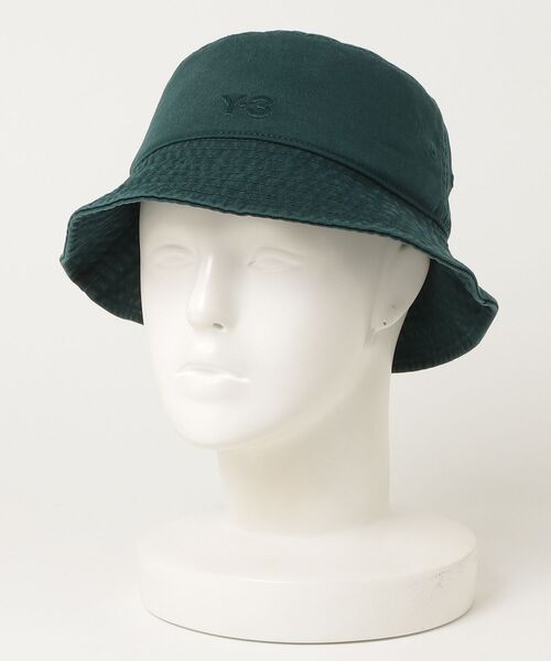 Y-3(ワイスリー)の「Y-3 BUCKET HAT(ハット・メンズ・グリーン系その他・MEDIUM/SMALL/LARGE)」の3枚目の写真